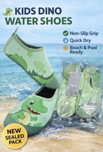 Kids dinosaur swim water shoes - dinosaur,